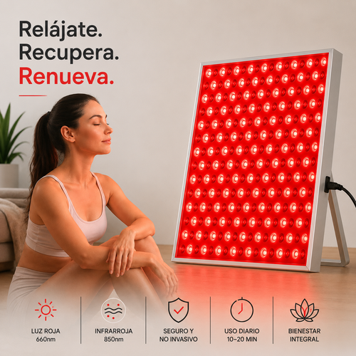 Panel de Luz Roja e Infrarroja Solvex