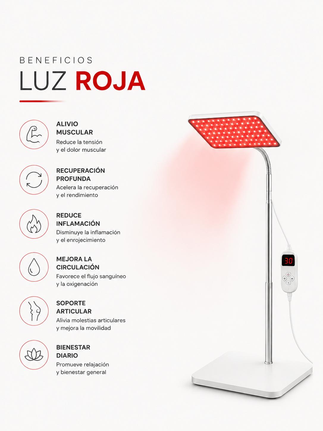 Lámpara Corporal Solvex — Recuperación Full Body