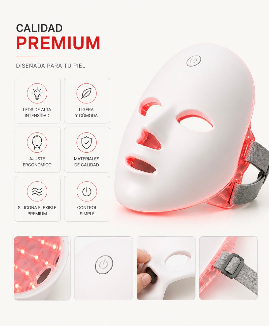 Mascarilla de Recuperación Facial Solvex